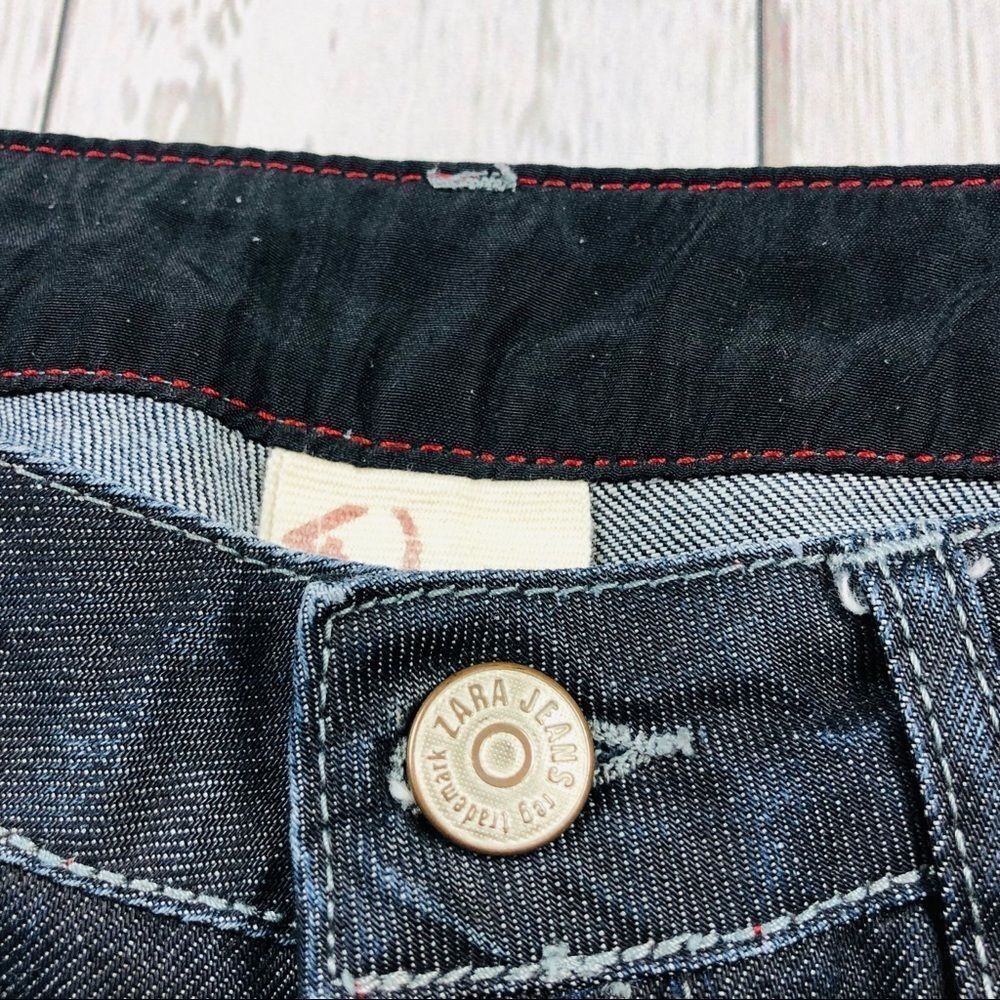 Zara Dark Wash Skinny Jeans Size 31 inseam… - Picture 5 of 9